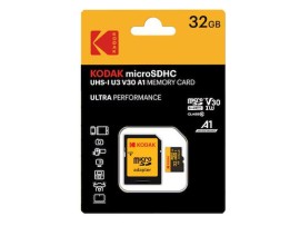 KODAK mSD 32GB UHS-I U3/V30/A1 Y/R/B Card+Adapter